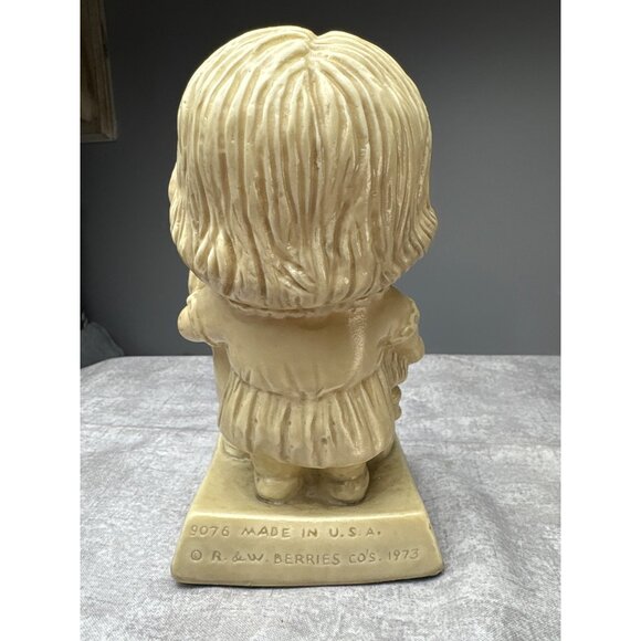 Worlds Greatest Mother Figurine 1973 O R & W Berries Cos Made In USA Resin Vinta - Picture 3 of 12